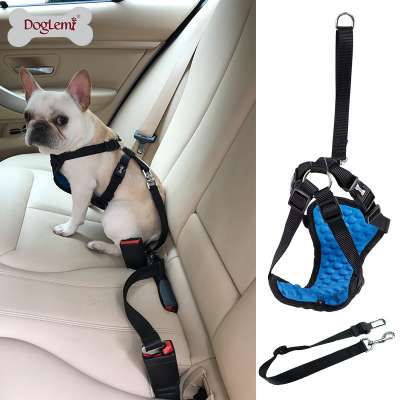 Premium Car Custom Dog Ceat Belt Harness Safety Pet Dog Harness